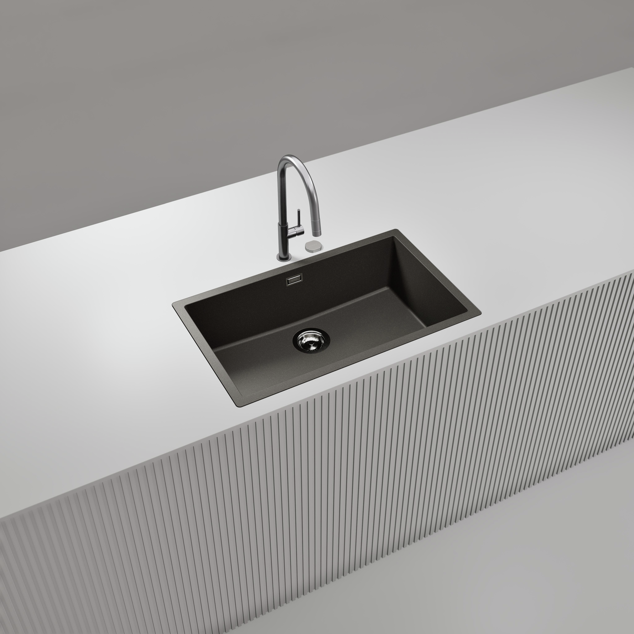 Dřez FORMHAUS D-100LS NERO